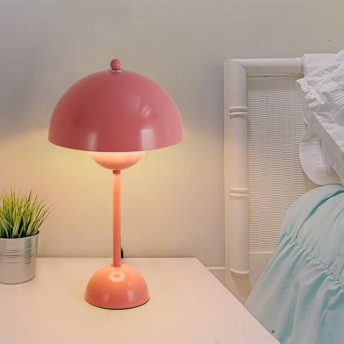 Creative Mid-Century Modern Bud Table Lamp for Home&Office, Light Pink - color: Light Pink