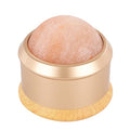 gemshan Himalayan Salt Massage Ball - Full Body Roller Tool, Neck Back Arm Pain Relief - color: Gold