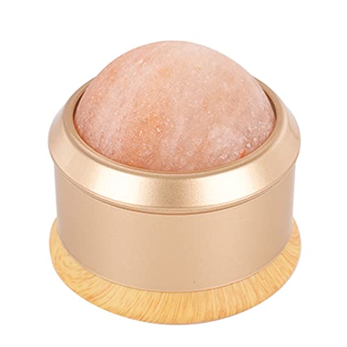 gemshan Himalayan Salt Massage Ball - Full Body Roller Tool, Neck Back Arm Pain Relief - color: Gold