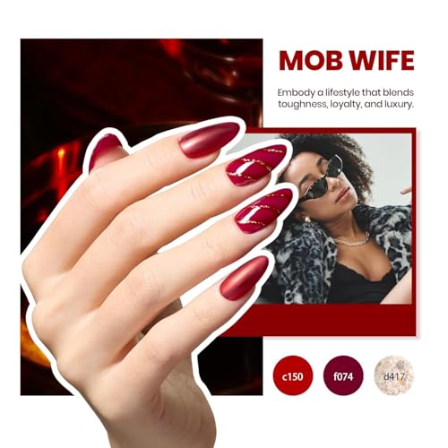 Beetles Gel Nail Polish Kit with U V Light, 75PCS Gel Nail Kit 45 Colors - color: C-Exquisite Femininity