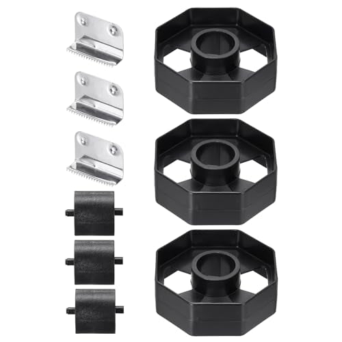PATIKIL 3 Set Tape Dispenser Core and Blade, Replacement Core, Wheel and Replacement Blade for 20072 Tape Dispenser for Home Office Warehouse Wrapping Packaging Mailing Shipping