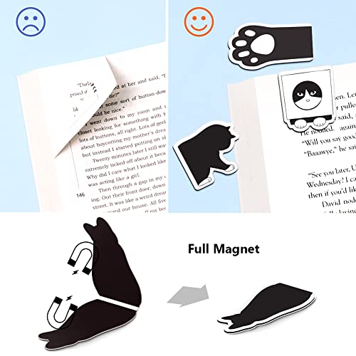 12 Pack Magnetic Bookmark, Book Marker Clip for Teachers, Students, Book Lovers, Printing on 2 Side - color: Style K