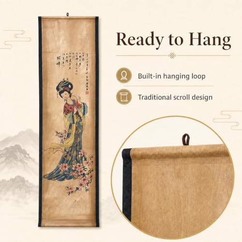 Wall Art Poster Prints Painting Home Office Diaochan Women Three Kingdom - color: A3