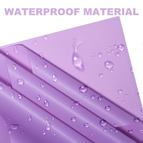 CCIJESW 20 Sheets Flower Bouquet Wrapping Paper Pure Purple - color: 008-Slightly Transparent Purple