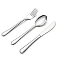 LIANYU 12-Piece Kids Silverware Set, Stainless Steel Toddler Utensils Set - color: Silver