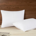 PHF Cotton Waffle Pillow Shams King Size, 20" x 36", White, No Insert - color: White, size: 36" x 20" (Pack of 2)