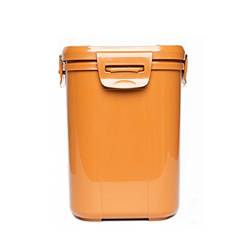 e-jen Premium Kimchi, Sauerkraut Container Probiotic Fermentation with Inner Vacuum Lid (Earthenware Brown, 0.9 gal/ 3.4L) - color: Earthenware Brown, size: 0.9 gal