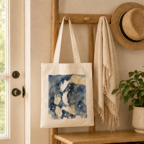 Funny Canvas Tote Bag, Reusable Shoulder Grocery Bag, Holiday Gift Bags for Friends, 13.7x15.7 inch - color: Style 24