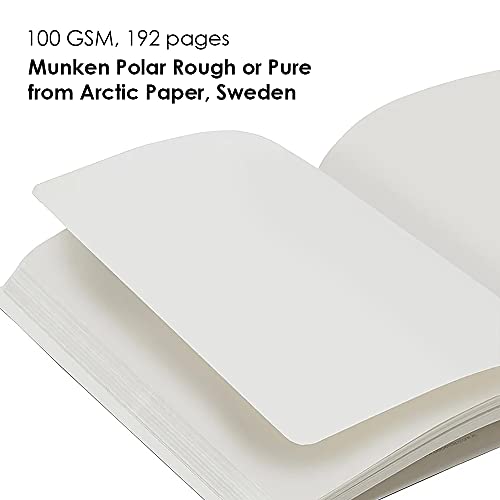 myPAPERCLIP Limited Edition A5 Plain Notebook | 192 Pages, 100 GSM, Soft Cover, A5 (5.83 × 8.27 in) | Flat Lay | Bookmark & Elastic Closure | Raspberry - color: Raspberry, style: Minimalist