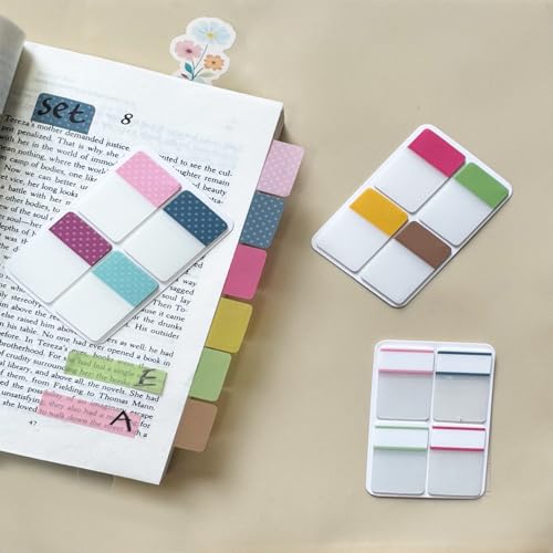 ELII 900 PCS 1 Inch Sticky Index Tabs Book Tabs,Writable Repositionable - color: Classic
