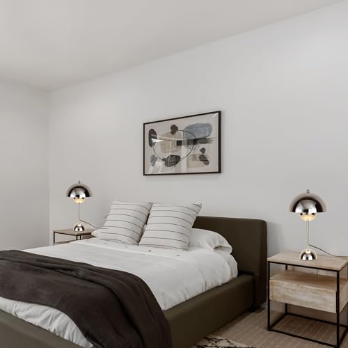 COSYLUX Creative Mid-Century Modern Bud Table Lamp for Home&Office, Chrome - color: Chrome