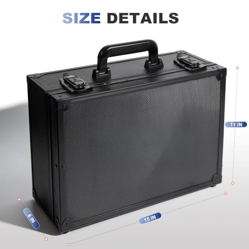 Top Loader Storage Box, Lockable Trading Card Case for 3"x 4" 35pt Rigid Cards, Holds 600+ Toploaders or 135+ Magnetic Card Holders, Includes 40 Labels & 6 Foam Dividers