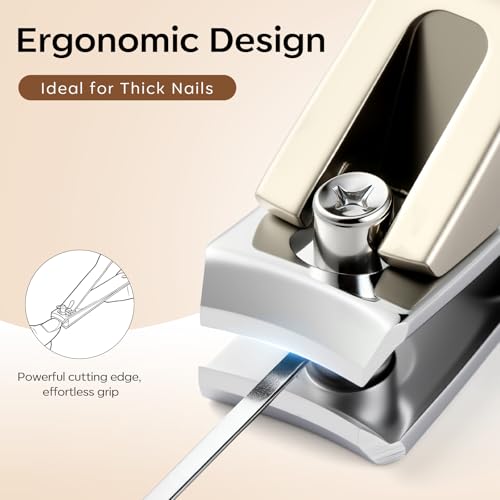 FAMILIFE Stainless Steel Manicure Set 8-in-1 Professional Nail Clipper Kit - color: Brown-1