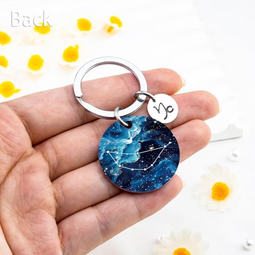 isiyu 12 Constellation Keychain Zodiac Astrology/Birthday For Women Men Adults Boys Girls Horoscope Lovers Gifts For Women - color: Color 10