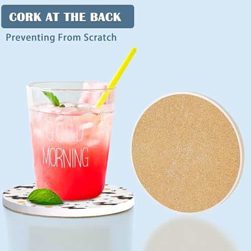 Drink Coasters Set of 4, Dachshund Funny Dog Coasters for Drinks Ceramic Coasters with Cork Bottom for Kinds of Mugs and Cups,Home Decor,4'' - color: Dachshund Funny Dog