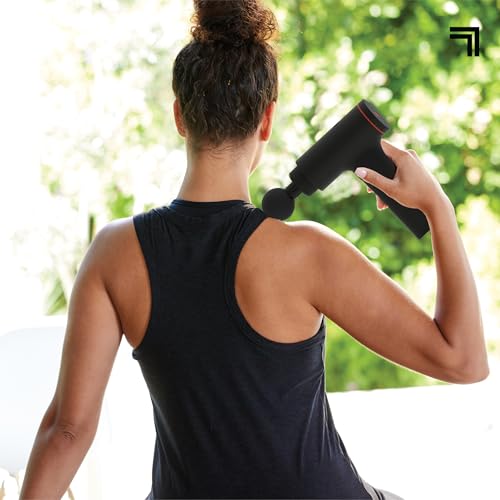 Sharper Image Powerboost Sport Deep Tissue Percussion Massage Gun - color: Grey - Sport