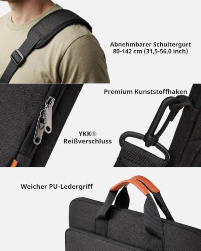 bagasin 15 15.6 16 inch Laptop Bag Carrying Case - color: Black, size: 15.6-16