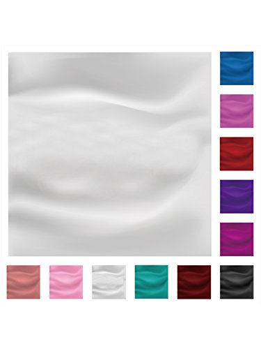 SATINIOR Square Neck Scarf Women - color: Pink, size: 27.56 x 27.56 inches