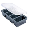 Souper Cubes 1 Cup Silicone Soup Freezer Mold with Lid, Charcoal, 1-Pack - color: Charcoal, size: 1-Pack