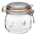 Le Parfait Super Jar 500ml (16oz) Glass Canning Jar, Wire Bail Lid, 1 Pack - color: 16oz (Single)
