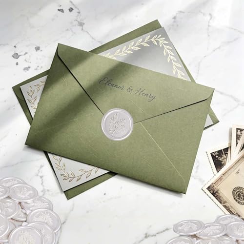 60 Pcs Wax Seal Stickers Set (3 Designs in 1 Pack) - Adhesive Backed Elegant Floral Designs for Wedding Invitation Envelope Seal Stickers Gift Wrapping (Pearl White) - color: Pearl White