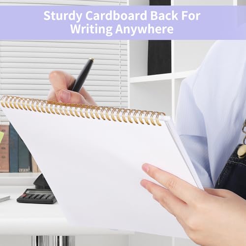 Thboxes Weekly To Do List Notepad, 8.5"x11" Desk Planner 52 Sheets, Purple - color: Lavender Weekly To Do List
