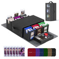 UAONO MTG Commander Deck Box, 6-Deck Modular TCG Deck Case with Dice Tray - color: Multicolour