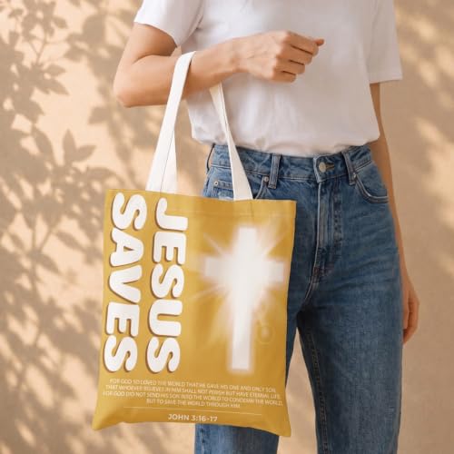 Canvas Tote Bag,Aesthetic Tote Bag,Cute Totebag with Buckle & Pocket,Reusable Canvas Bags,Cat Dogs Gifts for Grocery - color: Bible