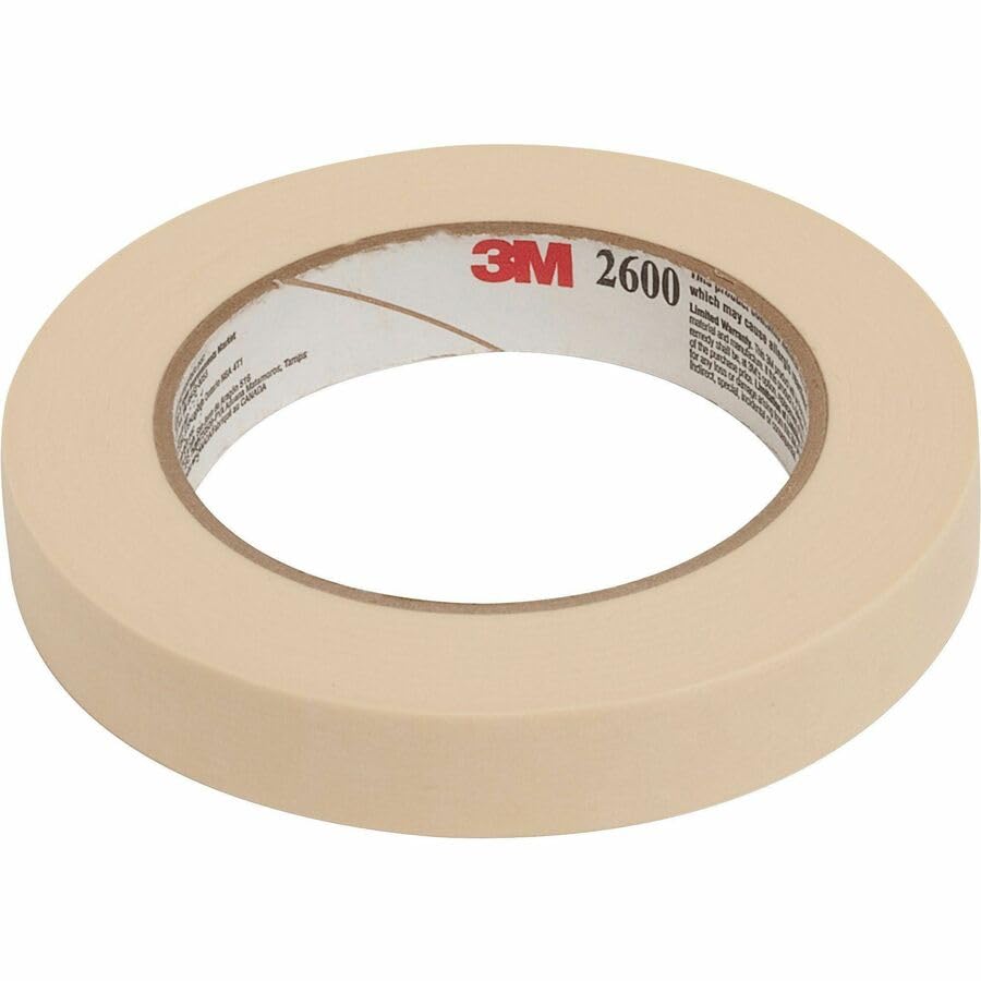 3M Highland Economy Masking Tape (MMM260024ARL), 1 Inches Width x 60 Yards Length