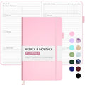 Undated Planner for 2026-2027, Forvencer Weekly Monthly Calendar Planner-A5 - color: Pink
