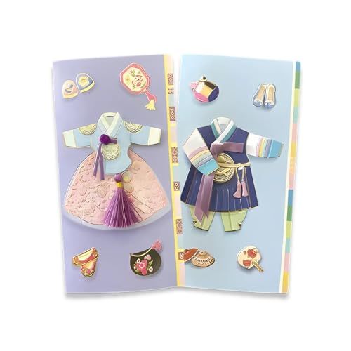 Korean Traditional Money Envelopes – Hanbok & Jogakbo Cash Gift Holders with Tassel (Lotus Blue) - color: Lotus Blue