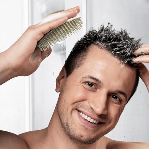 ecoed Scalp Massager Shampoo Brush, Scalp Scrubber & Exfoliator (Natural) - color: Grey, size: 1PC