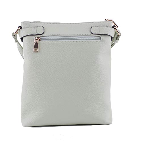 SG SUGU Katie Lightweight Medium Crossbody Bag Shoulder Bag with Multi Pocket for Women - color: Mint