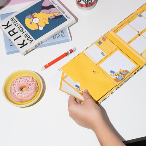 Grupo Erik The Simpsons Weekly Planner & Sticky Notes Set - Gifts, Merch - color: The Simpsons