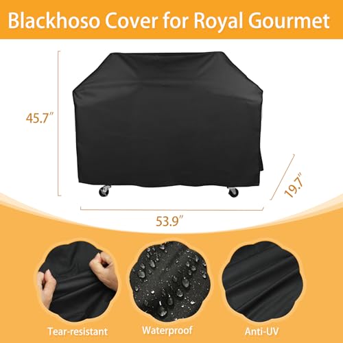 Grill Cover for Royal Gourmet Charcoal Grill CC1830 Series - size: CR5402