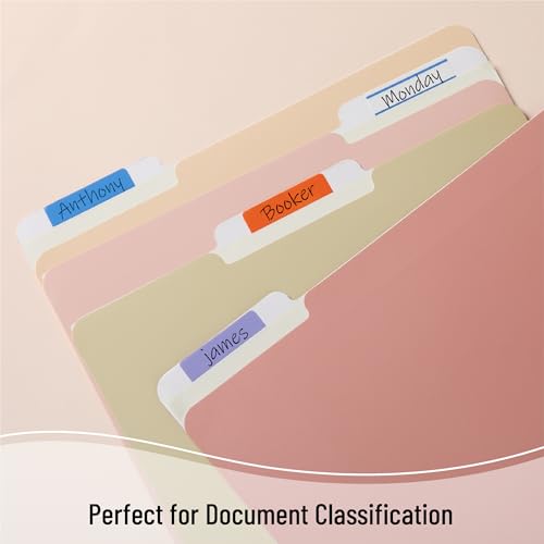 Mr. Pen- Sticky Index Tabs, 500 Pcs, 21 Sets, Colorful - color: Winter