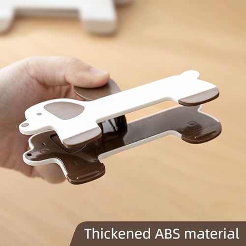 Book Clip to Hold Book Open,Sturdy Non-Slip Page Holder Clips for Reading - color: 2 Brown