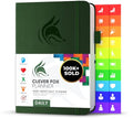 Clever Fox Daily Planner, Undated Professional & College Day, Forest Green - color: Forest Green (Undated)