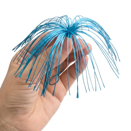 100Pcs 5 Inch Silky Bookmark Tassels for Jewelry, Souvenir (Peacock Blue) - color: Peacock Blue
