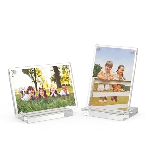 2.4x3.5 Acrylic Picture Frame,2 Pack