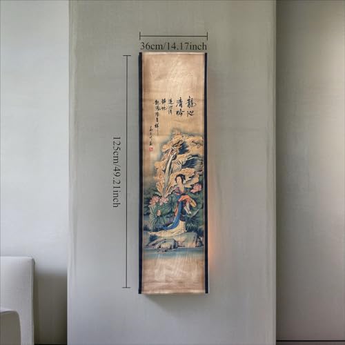 Wall Art Poster Prints Painting Paper Dragon Japan Style Geisha - color: B3