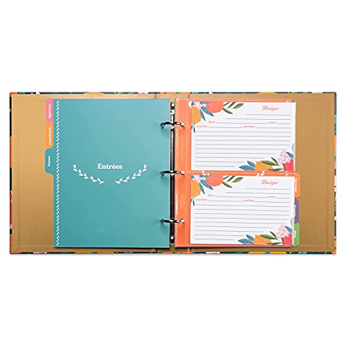 Jot & Mark Binder Page Protectors for 4x6 Recipe Cards or Photos (50 Count)
