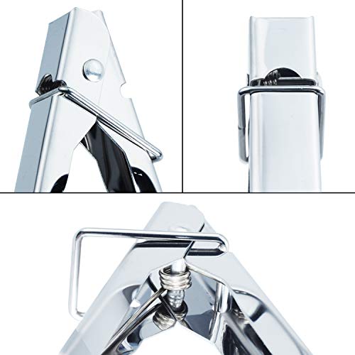 HINMAY 4PCS Stainless Steel Food Tongs Set Kitchen Metal Tongs (9/12 Inch) - size: 9" 9" 12" 12"