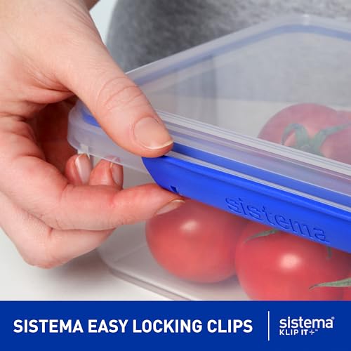 Sistema KLIP IT Large 7L Food Storage Container, Airtight & Stackable, Dishwasher, Freezer, & Microwave-Safe, BPA-Free - size: 7 L (Single)