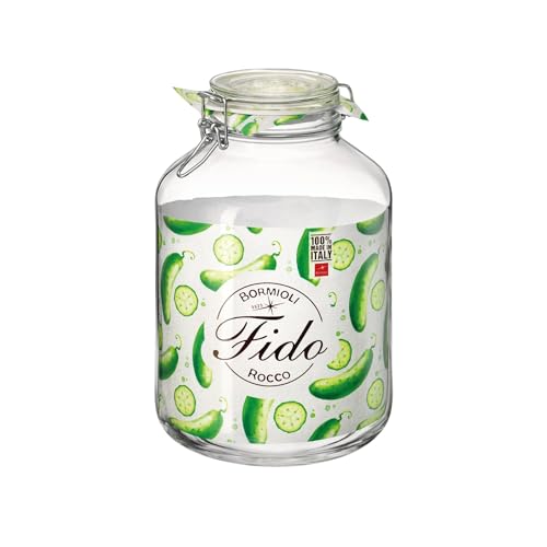 Bormioli Rocco Fido Clear Jar, 169 Oz. - color: Clear Top, size: 169 fl oz