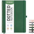 AHGXG Dotted Journal, 110 Pages, A4 (8.5" x 11") - color: Dark Green, style: A4-Dotted