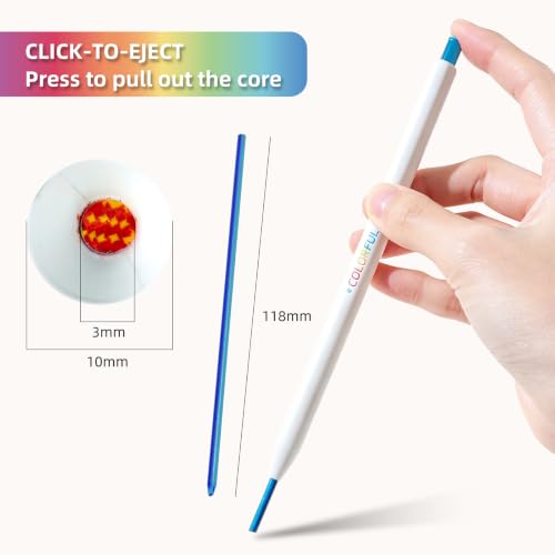 Rainbow Colored Pencils 8 Pcs 3.0mm, Mechanical Rainbow Pencils, Girl Gifts - style: Rainbow Color