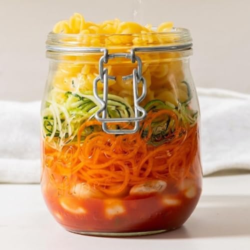 Le Parfait Super Jar 750ml (24oz) Glass Canning Jar, Wire Bail Lid, 1 Pack - color: 24oz (Single)
