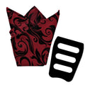 Handkerchiefs for Men with Holder Vantige Pocket Squares for Men - color: Red