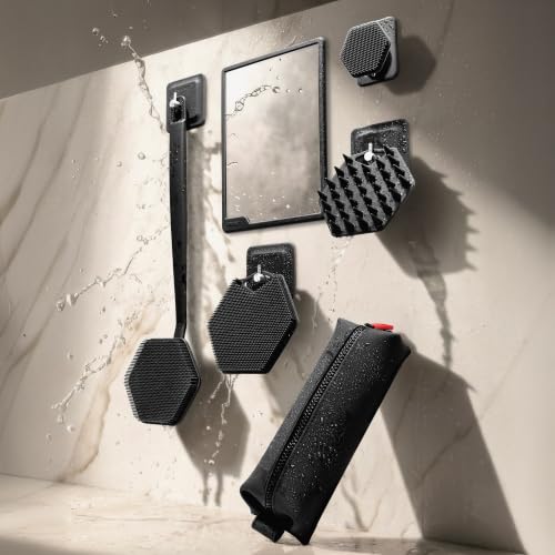 TOOLETRIES Silicone Scalp Scrubber, Shampoo Brush - Charcoal - color: Charcoal